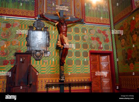 Jesus Statue In Church Stock Photo Alamy