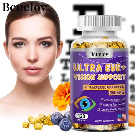 Bcuelov Eye Care and Vision Support Supplements, Eye Care Blue Light ...