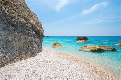 Praia De Porto Katsiki Uma Das Melhores Praias Da Gr Cia Foto Premium