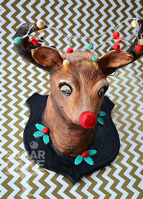 Rudolph Cake Decorated Cake By Cherrycake Cakesdecor