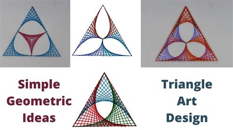 Line Art In Triangle Simple Line Art Tutorial Triangle Geometric