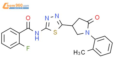 924974 82 3 2 Fluoro N 5 5 Oxo 1 O Tolyl Pyrrolidin 3 Yl 1 3 4