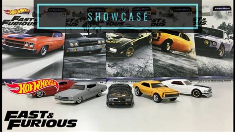 Showcase Hot Wheels Premium Fast Furious Mile Muscle Mix