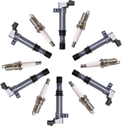 Yoshi Motors Pack Of 6 Heavy Duty Ignition Coil With 6 Iridium Spark Plug