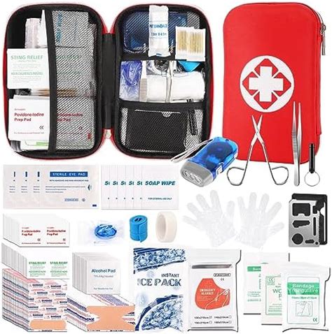 Amazon WELL STRONG 170pcs First Aid Kit Compact Emergency Kit