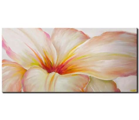 White Flower Painting Abstract Images & Pictures - Becuo