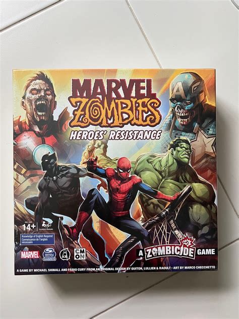 Marvel Zombies Zombicide Board Game Hobbies And Toys Toys And Games On