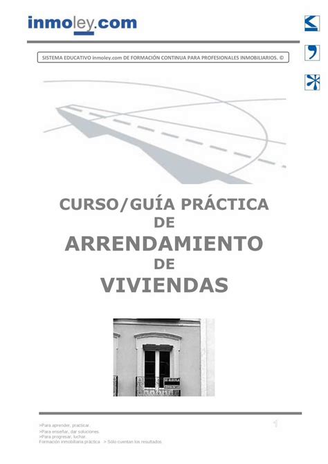 PDF ARRENDAMIENTO DE VIVIENDAS Inmoley El Titular Del