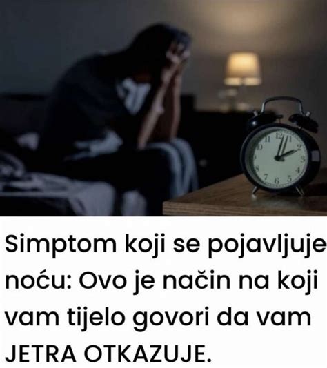 Simptom Koji Se Pojavljuje No U Ovo Je Na In Na Koji Vam Tijelo Govori