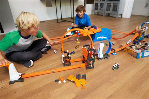 Best Buy Hot Wheels Track Builder Stunt Box Orange Blue DWW95
