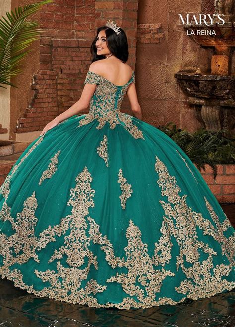 Off Shoulder Quinceanera Dress By Mary S Bridal Mq Mint