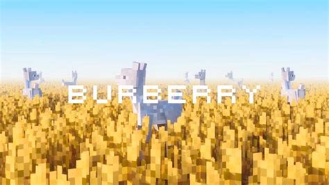 Burberry X Minecraft Collab A Fashion Gaming Fusion