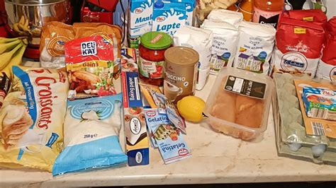 Haul Lidl cumpărături alimentare YouTube