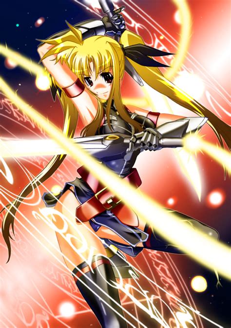 The Big Imageboard Tbib 1girl Artist Request Bardiche Nanoha Bardiche Riot Zanber Stinger