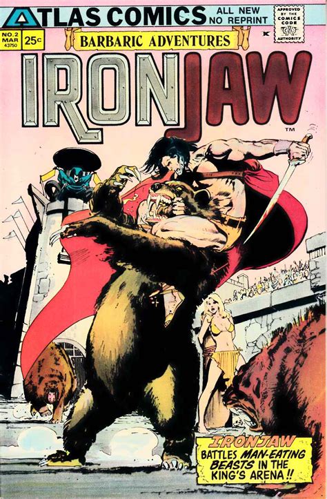 Back Issues Atlas Comics Back Issues Ironjaw 1975 Atlas