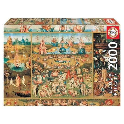 Puzzle Educa Le Jardin des Délices de 2000 Pièces kubekings fr