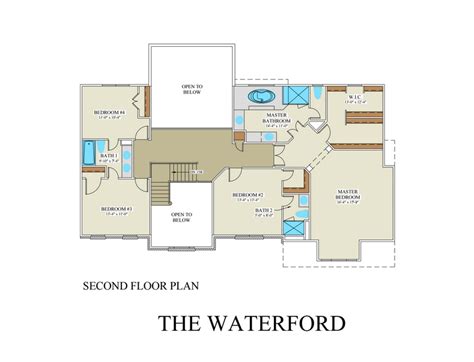 Waterford Floor Plan Custom Builder Jefferson County Wv