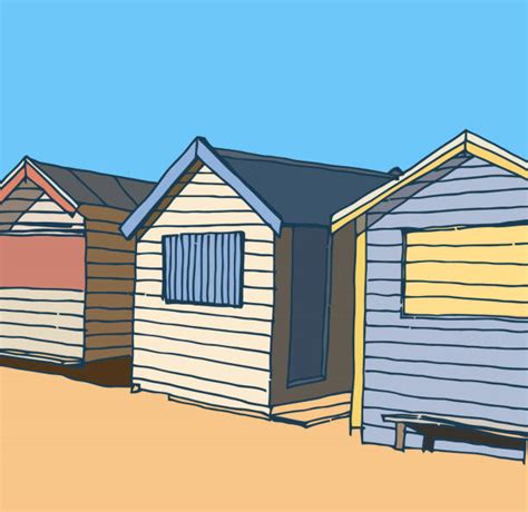 Beach Shack Drawing Illustrations, Royalty-Free Vector Graphics & Clip ...