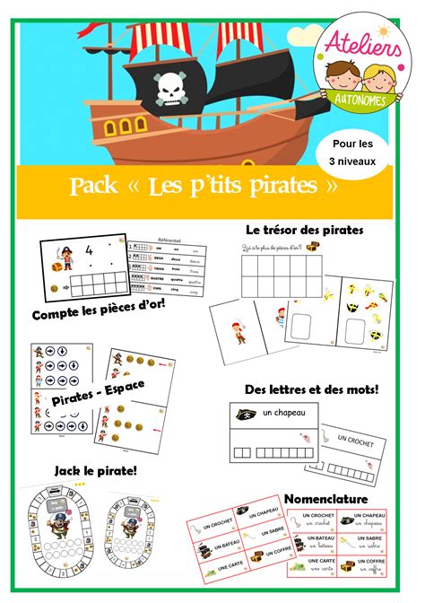 Pack Activit S Les Pirates