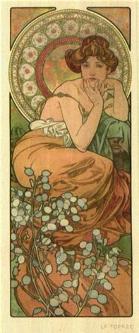 La Topaze By Alphonse Mucha On Artnet