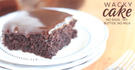 Chocolate Wacky Cake Recipe Without Eggs And Milk Fabulessly Frugal