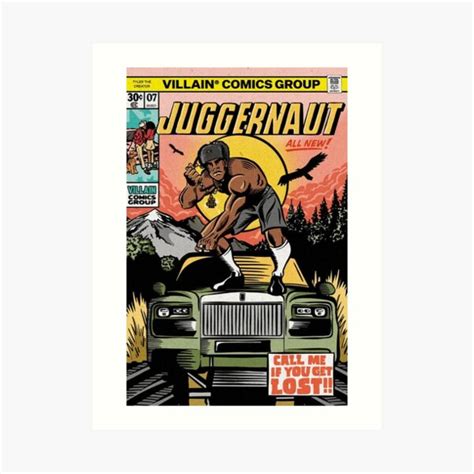 Cover Comic Juggernaut All New Tyler The Creater Poster Art Print For