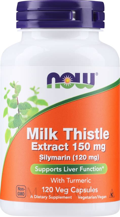 Now Foods Silymarin Milk Thistle Extract With Turmeric Silymarin Milk