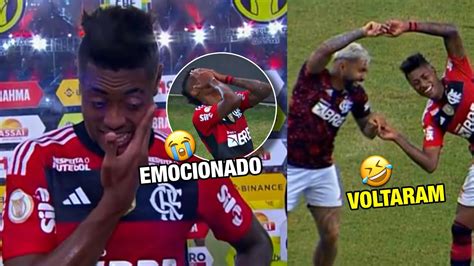 BRUNO HENRIQUE CHORA DE EMOÇÃO E DESABAFA APÓS MARCAR GOL PELO FLAMENGO