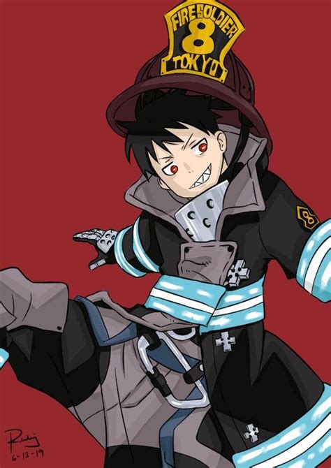 Pin By StokStap On Fire Force Shinra Kusakabe Fire Brigade Anime Summer