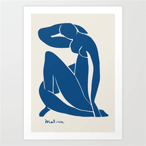 Henri Matisse Blue Nude II Color Of The Year Art Print By GOST Society
