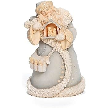 Amazon Enesco Foundations Gift Santa With Nativity Figurine