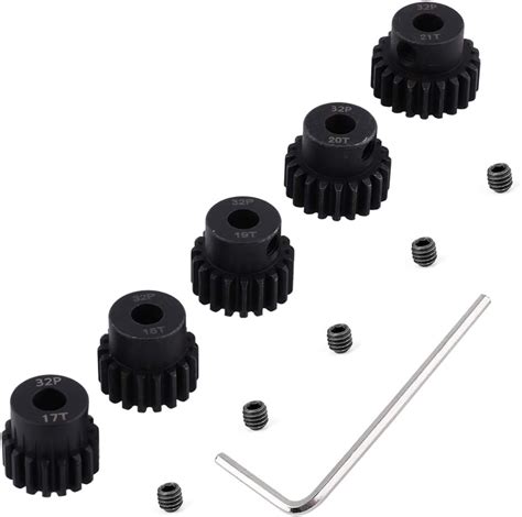 Amazon Hobbypark Metal Steel Pitch Pinion Gear Set Mm Shaft