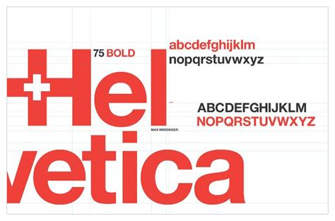 Helvetica Is A Widely Used Sans Serif Typeface Developed In 1957 By