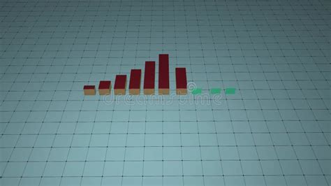 Graph Growth Chart Infographics Profit Up Stats Green Screen Chroma Key