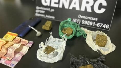 Suspeito de vender drogas em imediações de colégio militar é preso em