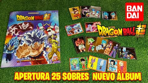 Lbum Dragon Ball Super Torneo Del Poder De Bandai Apertura