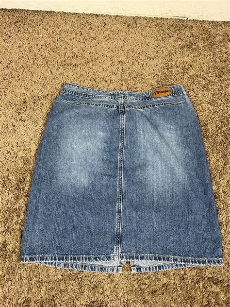 Vintage Bongo Gene Montesano Medium Wash Denim Skirt Gem