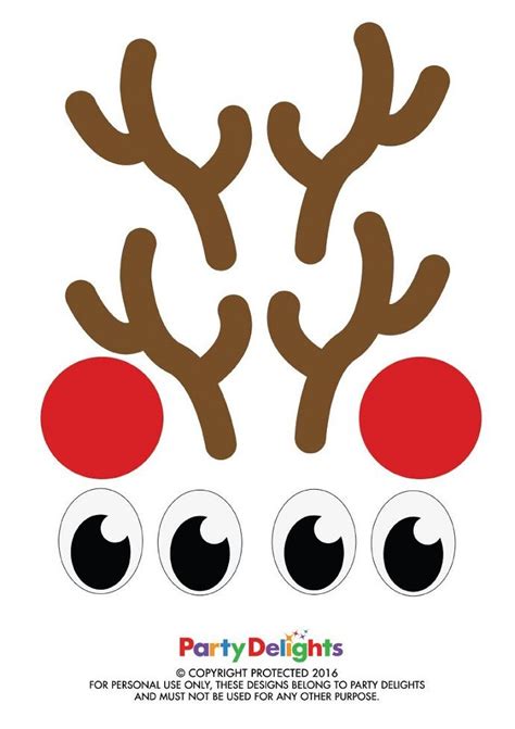 Reindeer Faces For Crafts