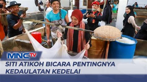 FULL Siti Atikoh Bicara Pentingnya Kedaulatan Kedelai Saat Menemui