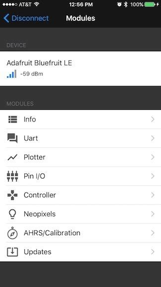 Features Bluefruit Le Connect For Ios And Android Adafruit Learning