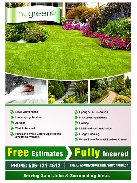 Elegant Playful Landscaping Flyer Design For A Company By Sandaruwan Design 2960355