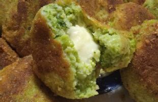 Crocchette Di Patate E Broccoli Con Cuore Filante Di Provola Alla