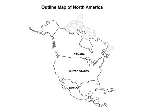 North America Coloring Page - Coloring Home