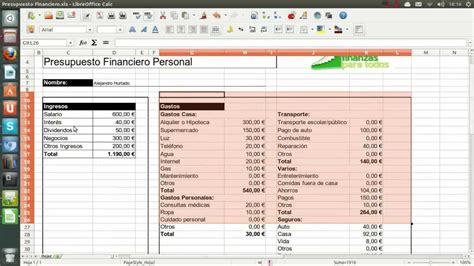 Como Hacer Un Presupuesto Financiero Youtube