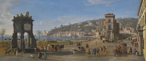 Gaspar Van Wittel Called Vanvitelli Naples A View Of The Riviera Di