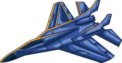 Blue Jet Airplane Clipart In Blue Color 21069453 Vector Art At Vecteezy