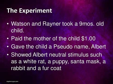 Little Albert Experiment