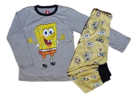 Busca Pijama Bob Esponja Nino Nina Excelente Calidad Y Diseno A La