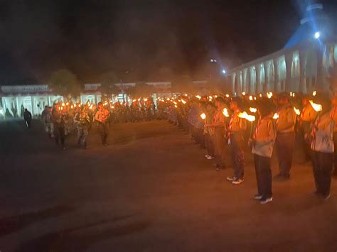 Upacara Taptu Dan Pawai Obor Sambut Hut Ri Ke Di Papua Pasific Pos