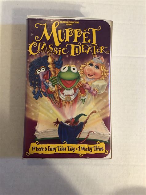 Jim Henson Muppet Classic Theater Vhs 6 Fairy Tales Take A Wacky Twist